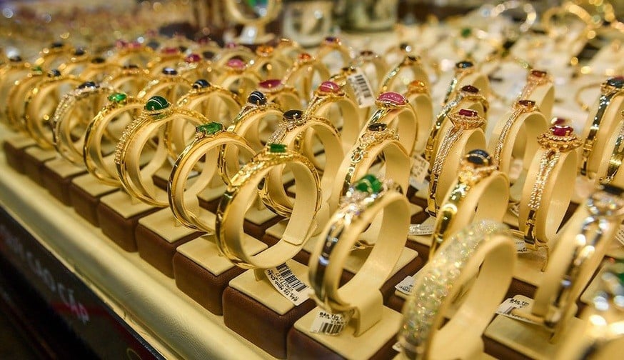 Giá vàng thế giới tăng mạnh. Ảnh: Nhandan