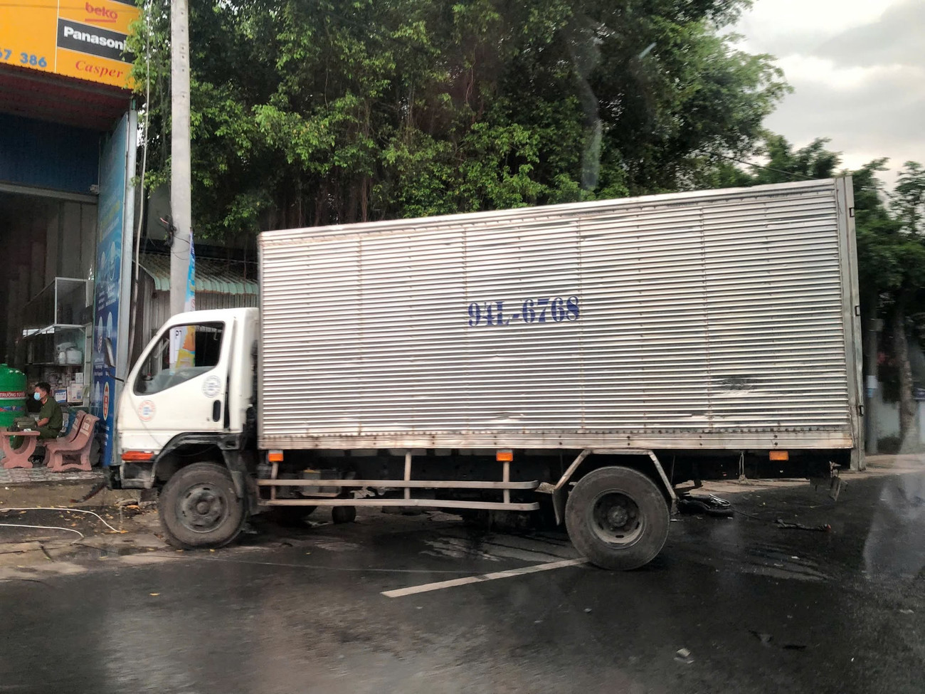  Hiện trường vụ tai nạn - Ảnh: Báo Tiền Phong