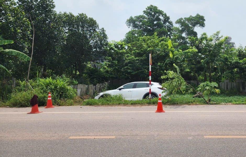  Hiện trường nơi xảy ra vụ tai nạn.