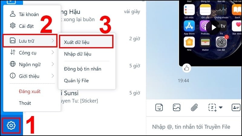  Ấn nút này chỉ 1 phút khôi phục toàn bộ tin nhắn đã xoá trên Zalo