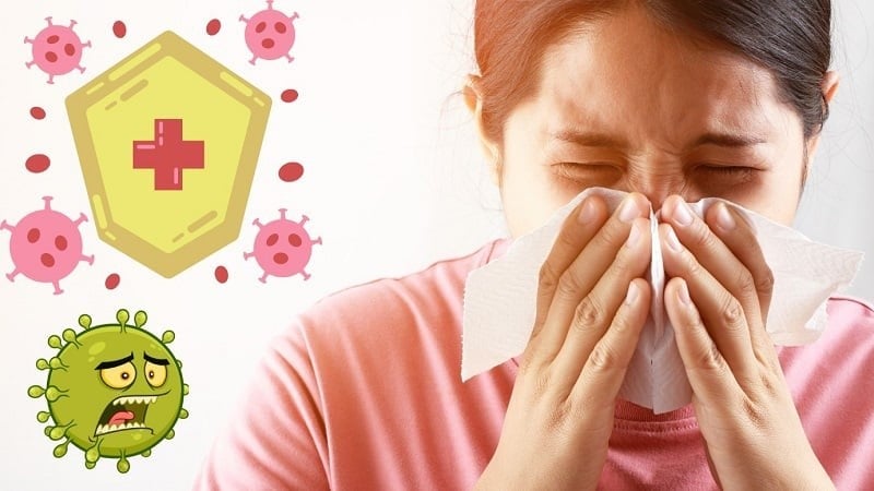  Khi khả năng miễn dịch của cơ thể suy giảm, bạn sẽ dễ bàng bị cảm cúm, nhiễm trùng đường hô hấp... (Ảnh minh họa)