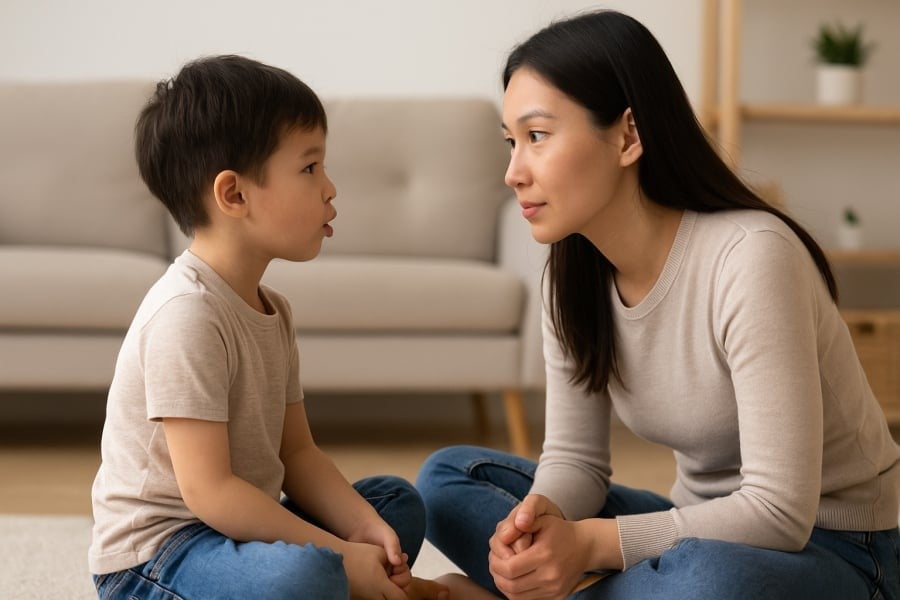  Lắng nghe con tranh luận giúp trẻ rèn kỹ năng tư duy và cảm giác được tôn trọng.