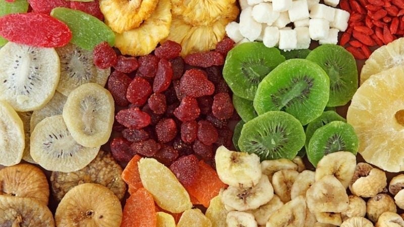  Trái cây sấy khô