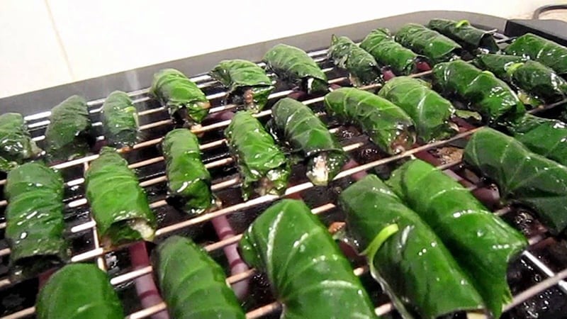  Nướng bò lá lốt
