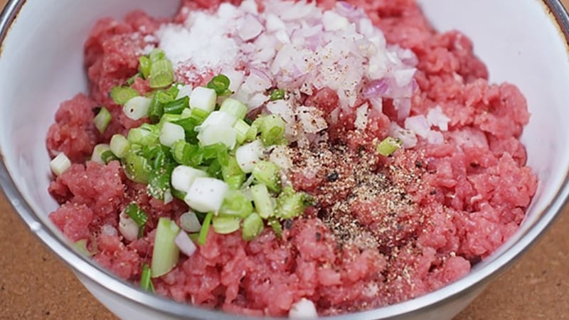  Ướp thịt bò