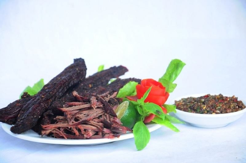  Thịt trâu gác bếp chuẩn thường có giá khá cao. Ảnh: Nangfood