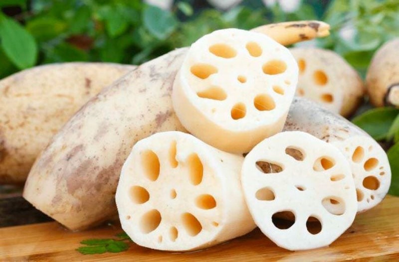  Củ sen dưỡng âm, làm ẩm phổi và thanh nhiệt cơ thể.