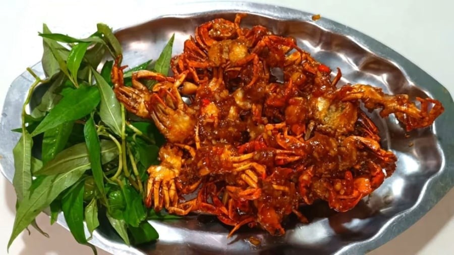  Thành phẩm món cua đống rang me