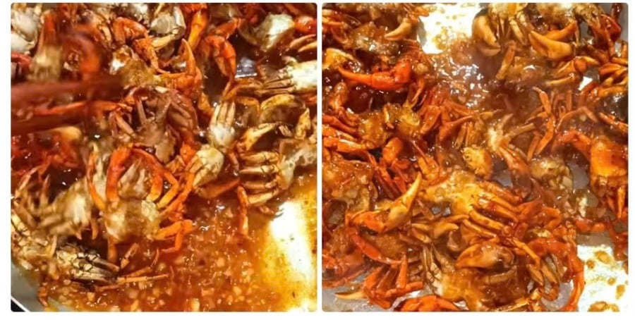  Rang cua với nước sốt me