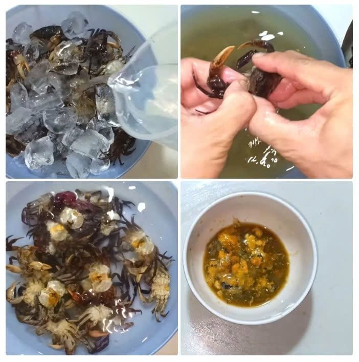  Sơ chế cua đồng