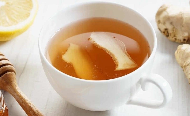  Trà gừng nóng
