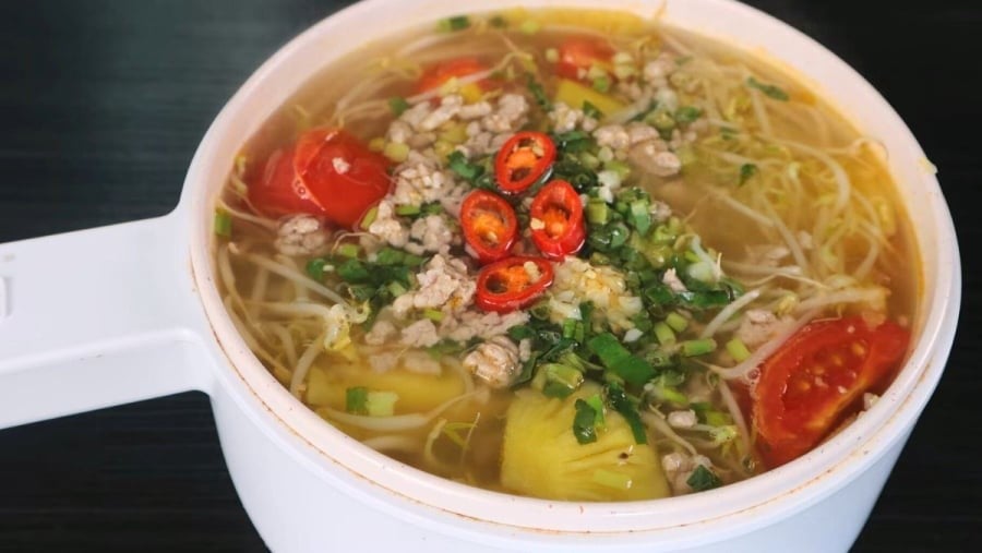  Canh chua thịt băm ngon