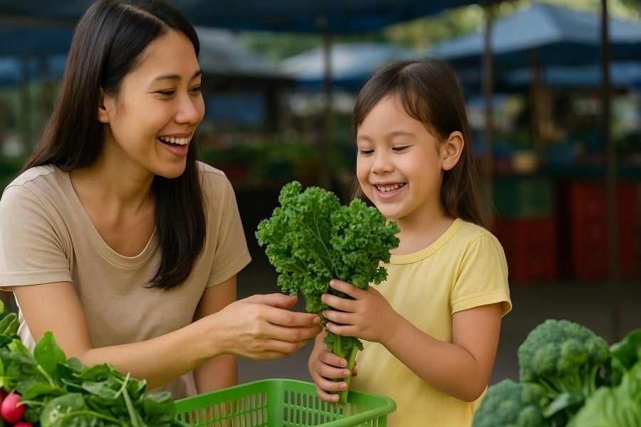 Chọn rau giàu canxi mỗi ngày là cách đơn giản giúp bé cao lớn khỏe mạnh mà mẹ nào cũng có thể làm được.