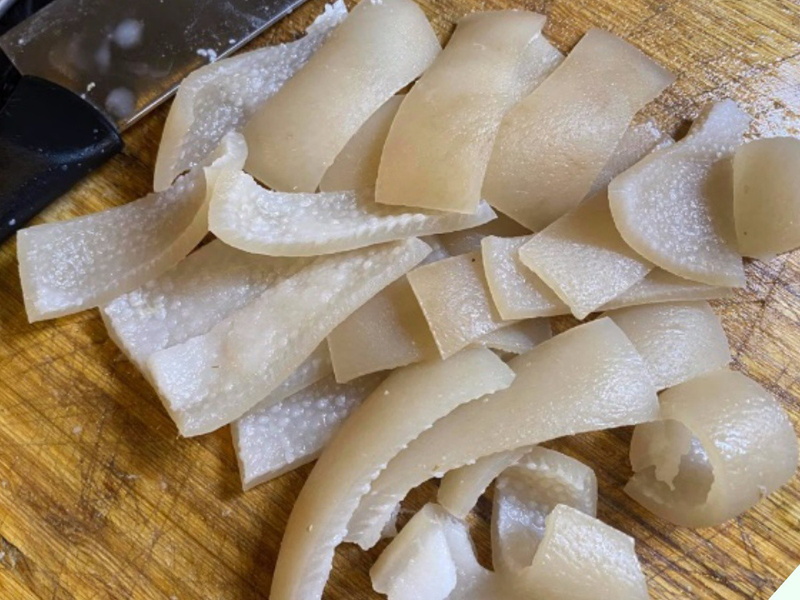  Thành phần dinh dưỡng bên trong bì lợn rất tốt cho da, gân, xương và tóc - Ảnh minh hoạ/Nguồn Internet