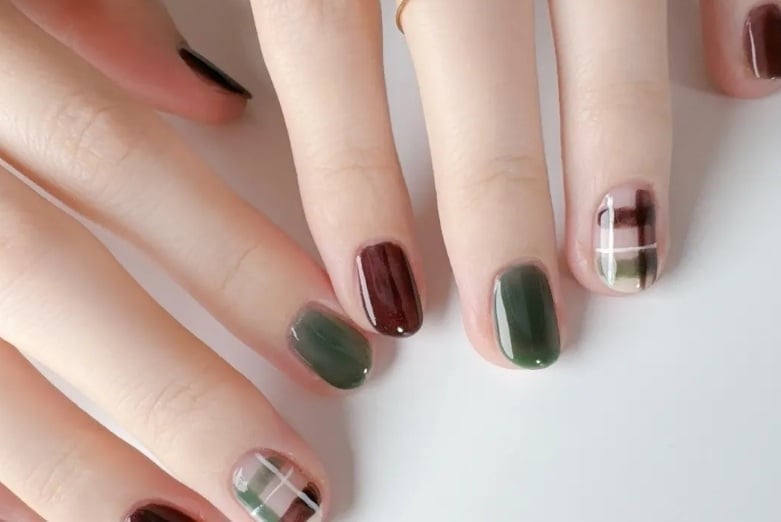  Đơn giản mà tinh tế – đó là đặc trưng của nail Nhật.