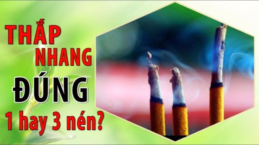 Thắp hương nên chọn mấy cây nhang mới hút tài lộc?