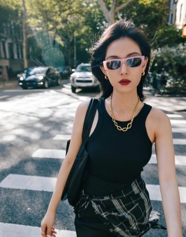 Muốn tạo sự đột phá cho phong cách, quý cô trên 40 tuổi rất nên sắm trang sức vàng cho tủ đồ.