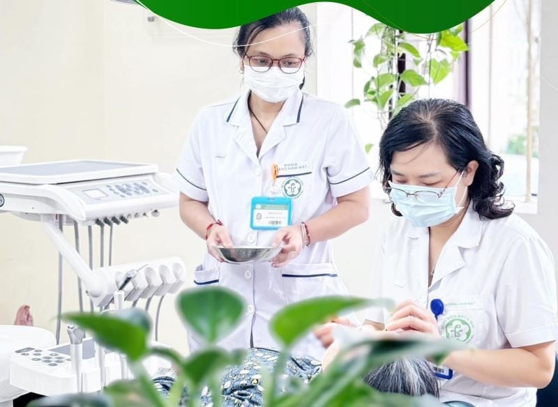 Điều trị cho bệnh nhân nang xương hàm tại bệnh viện Bạch Mai - Ảnh BSCC