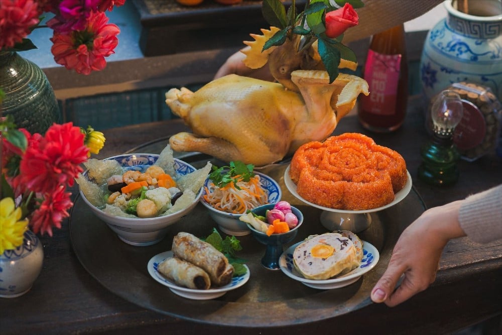 Mâm cúng ngày Rằm tháng 7 (ảnh minh họa)