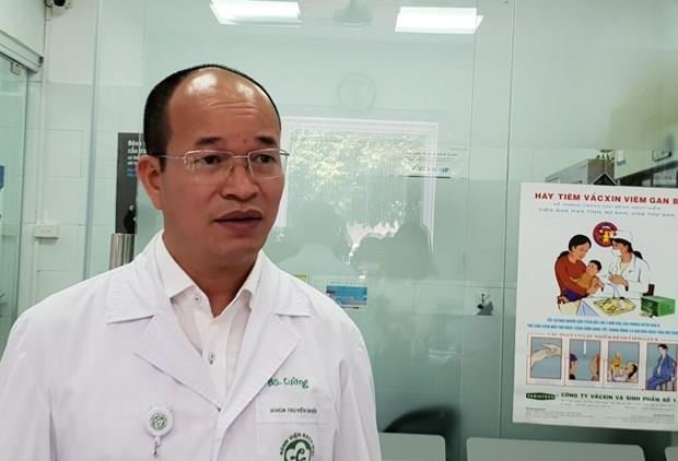  Phó giáo sư Đỗ Duy Cường - Giám đốc Trung tâm bệnh nhiệt đới (Bệnh viện Bạch Mai). (Ảnh: PV/Vietnam+)