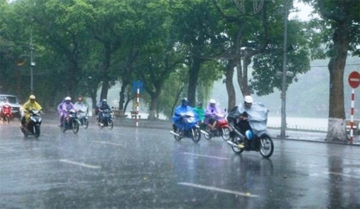  Hà Nội và các tỉnh miền Bắc sắp đón mưa dông diện rộng. 