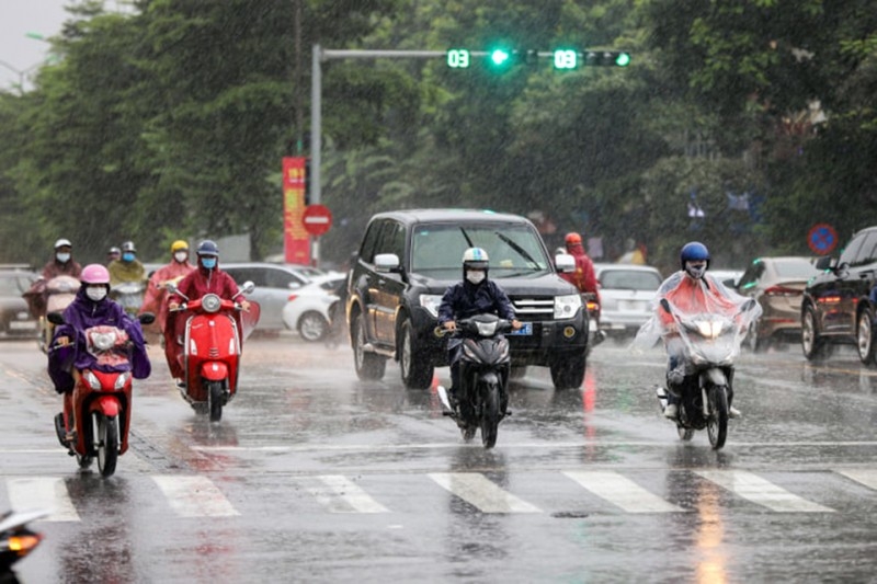  Dự báo thời tiết ngày 4/9/2023: Bắc Bộ và Hà Nội có mưa rào và dông rải rác, đề phòng lốc, sét. Ảnh: Internet