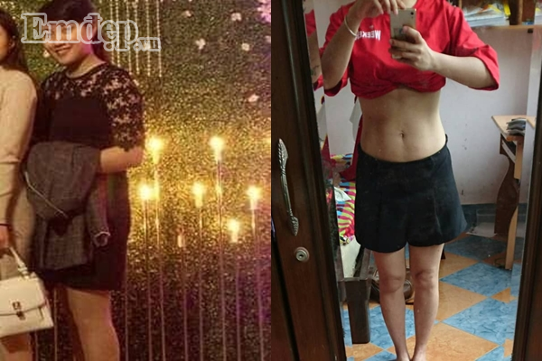Hình ảnh trước và sau giảm cân của Phương Thảo đã tạo động lực cho nhiều người. 