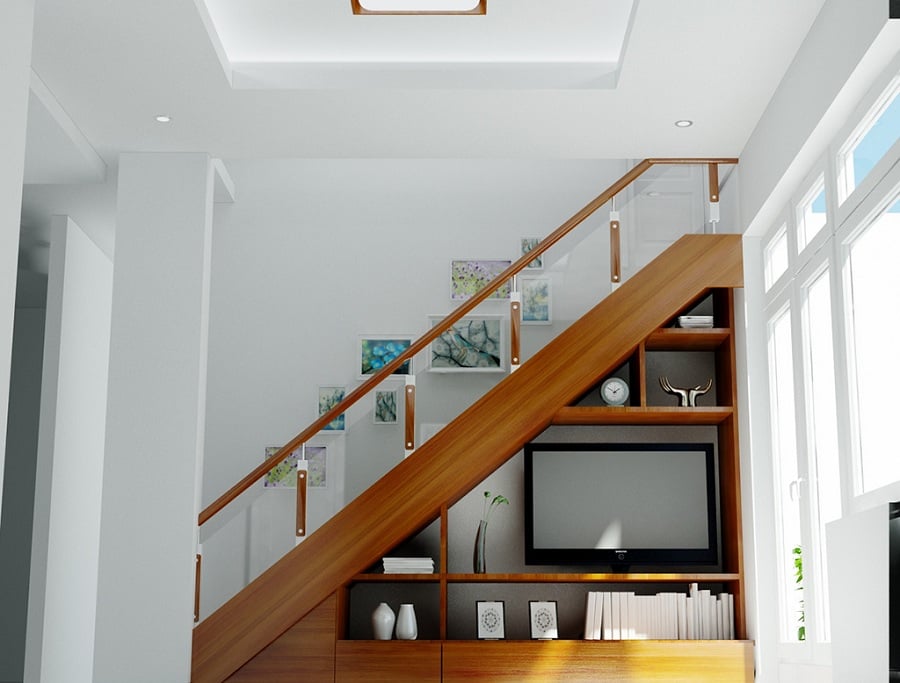 Cách thiết kế cầu thang đa năng cho ngôi nhà diện tích nhỏ
