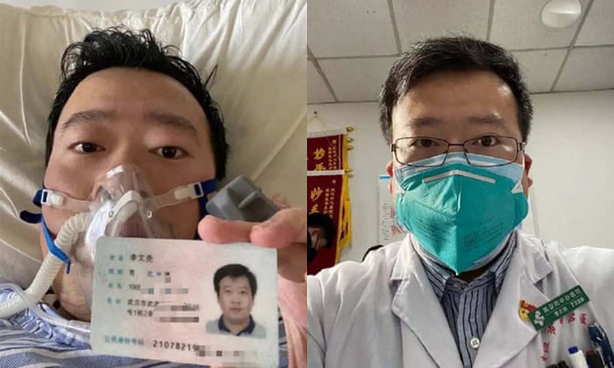Bác sĩ Li Wengliang, người cảnh báo sớm về virus corona chủng mới, qua đời hôm 6-2 vì virus này. Ảnh: Guardian 