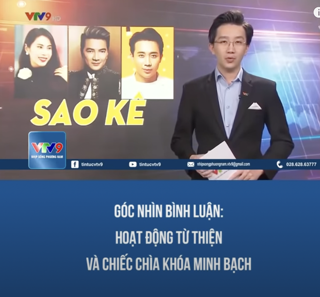  VTV điểm tên Trấn Thành, Thủy Tiên, Đàm Vĩnh Hưng.