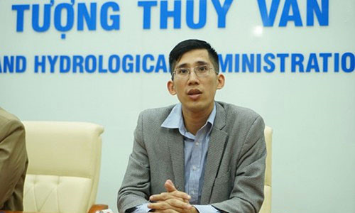 Ông Trần Quang Năng - Trưởng phòng Dự báo thời tiết (Trung tâm dự báo Khí tượng Thủy văn Quốc gia). Ảnh: Lao động